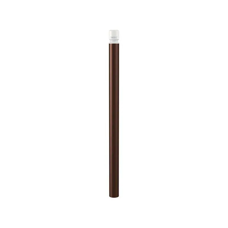 Potelet haute visibilité PMR diamètre 76 mm  marron
