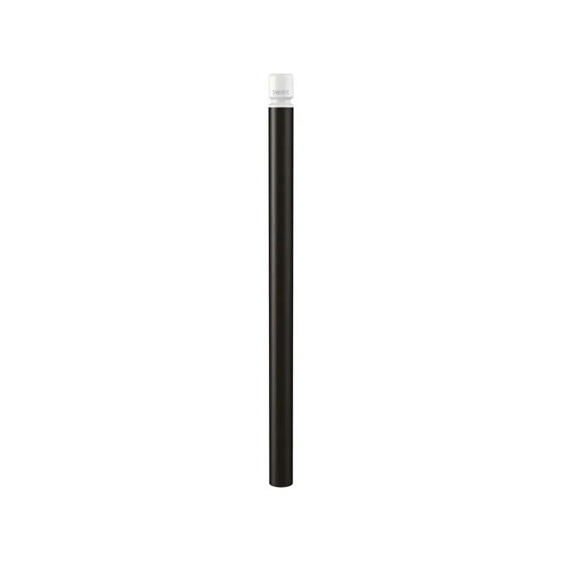 Potelet haute visibilité PMR diamètre 76 mm noir