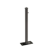 Potelet rabattable solibloc pommeau agora gris city