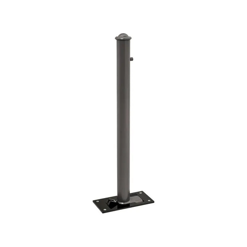 Potelet rabattable solibloc pommeau agora gris city