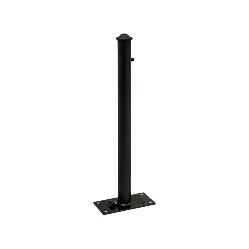 Potelet rabattable solibloc pommeau agora noir