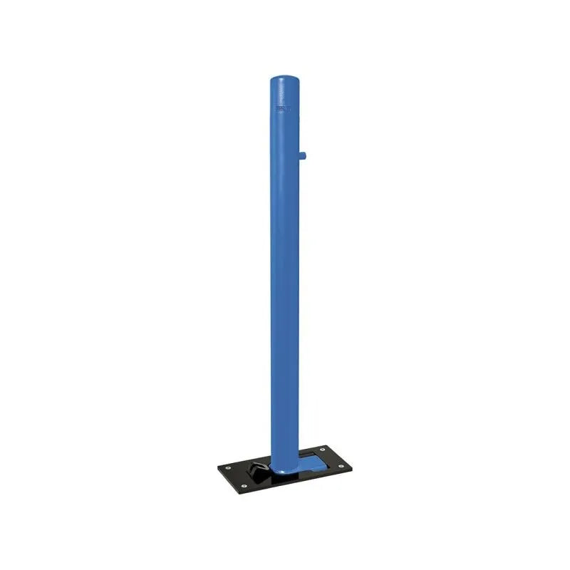 Potelet rabattable solibloc pommeau Carrefour bleu