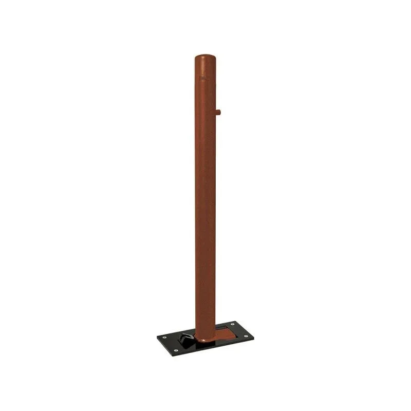 Potelet rabattable solibloc pommeau Carrefour corten
