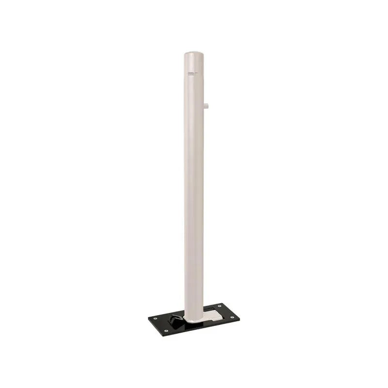 Potelet rabattable solibloc pommeau Carrefour gris clair
