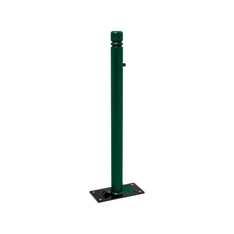 Potelet rabattable solibloc pommeau city vert