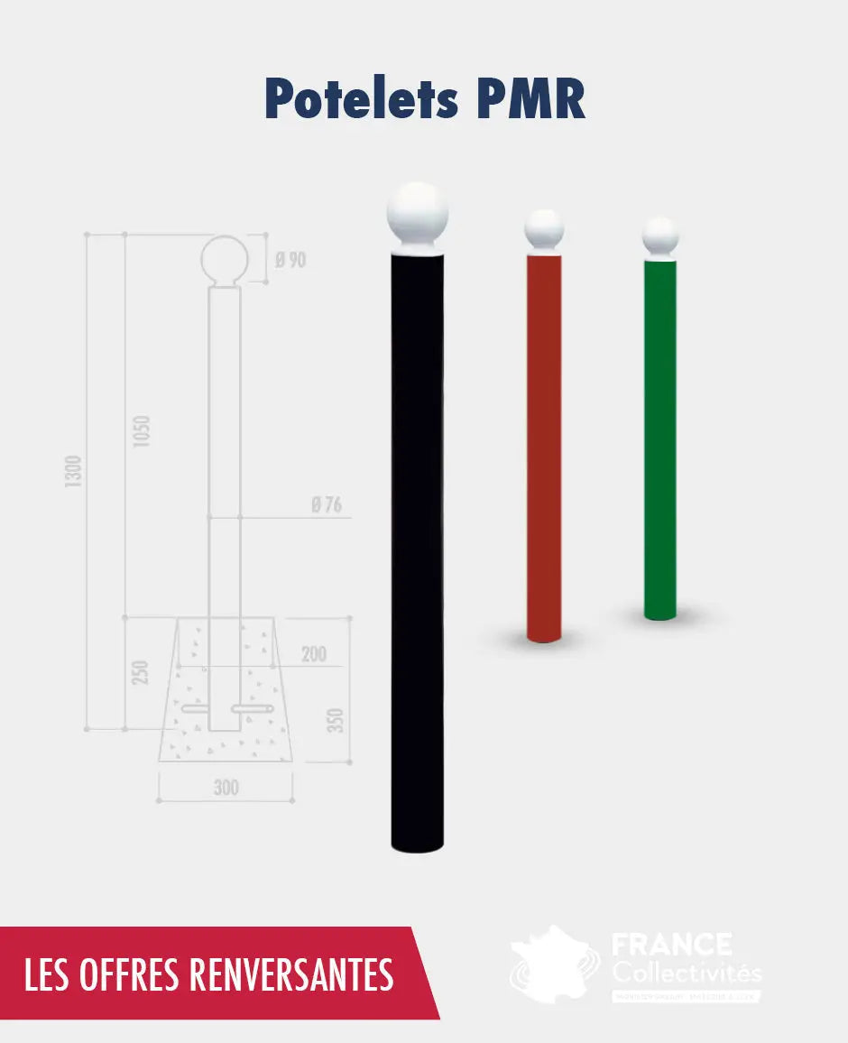 Promo potelets PMR - France Collectivités