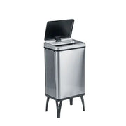 Poubelle automatique pliante Houdini 40 L en inox satiné, Medial International – France Collectivités