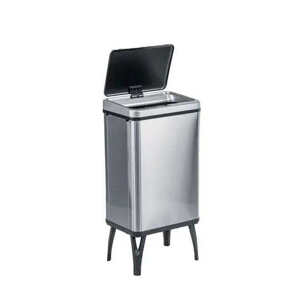 Poubelle automatique pliante Houdini 40 L en inox satiné, Medial International – France Collectivités