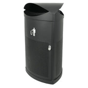 Poubelle extérieure triangle 60L - poubelle noire
