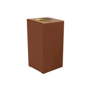 Corbeille KUB tri sélectif acier 2x60L Procity