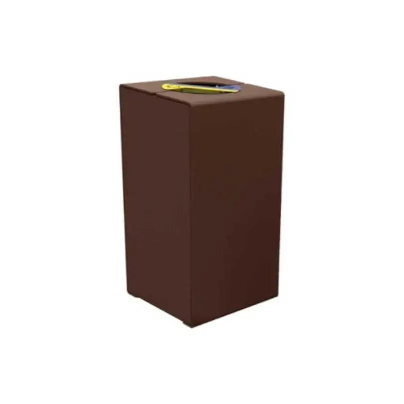 Corbeille KUB tri sélectif acier 2x60L Procity