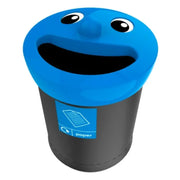 Poubelle smiley face 52L papier