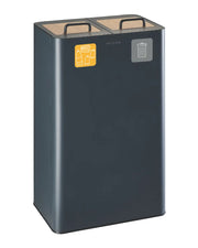 Poubelle de tri sélectif 2X40L avec couvercles Venus Signature Rossignol