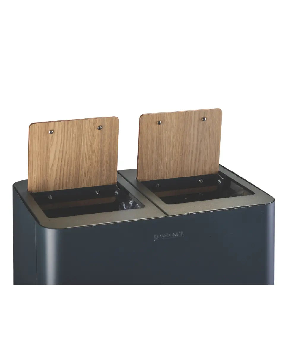 Poubelle de tri sélectif 2X40L avec couvercles Venus Signature Rossignol