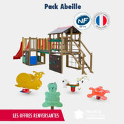 Promo Aire de jeux Abeille pour enfants de 2 à 7 ans france collectivités