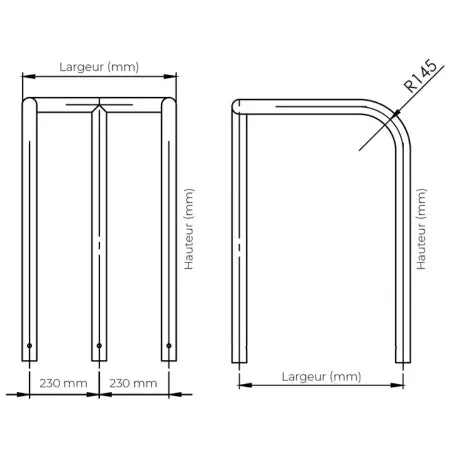 Protection candélabre inox 304L ou inox 316L - France Collectivités