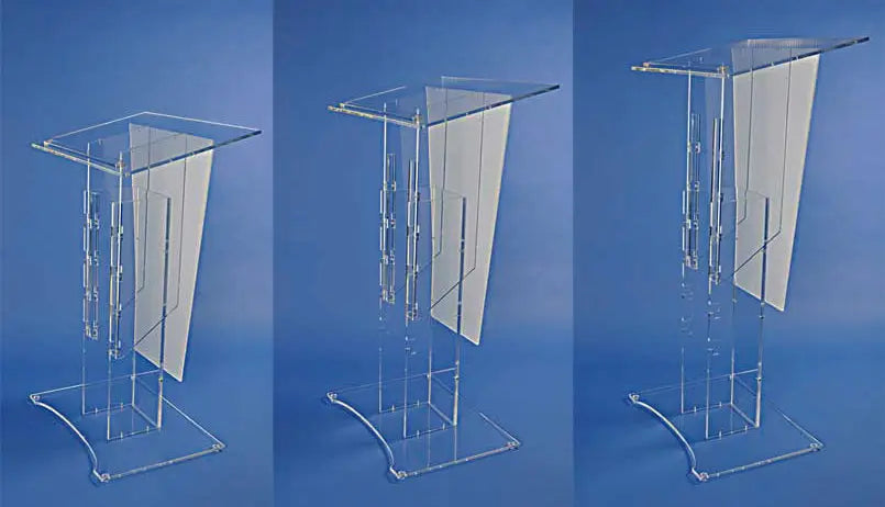 Pupitre plexiglas réglable en hauteur france collectivités