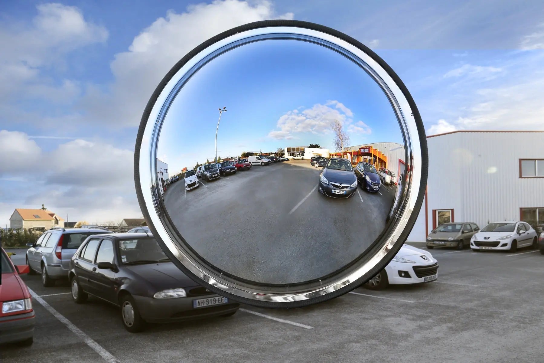 Miroir multi-usages 180° intérieur-extérieur PLEXI+ - France Collectivités