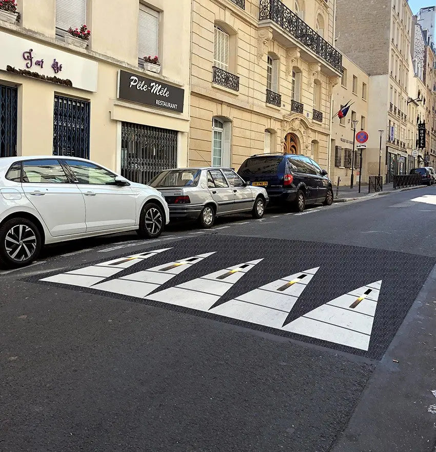 Détail de l'assemblage des modules du dos d'âne Viso