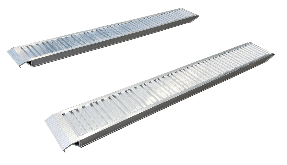 Paire de rampes de chargement en aluminium de 2,38 m, charge 2 500 kg
