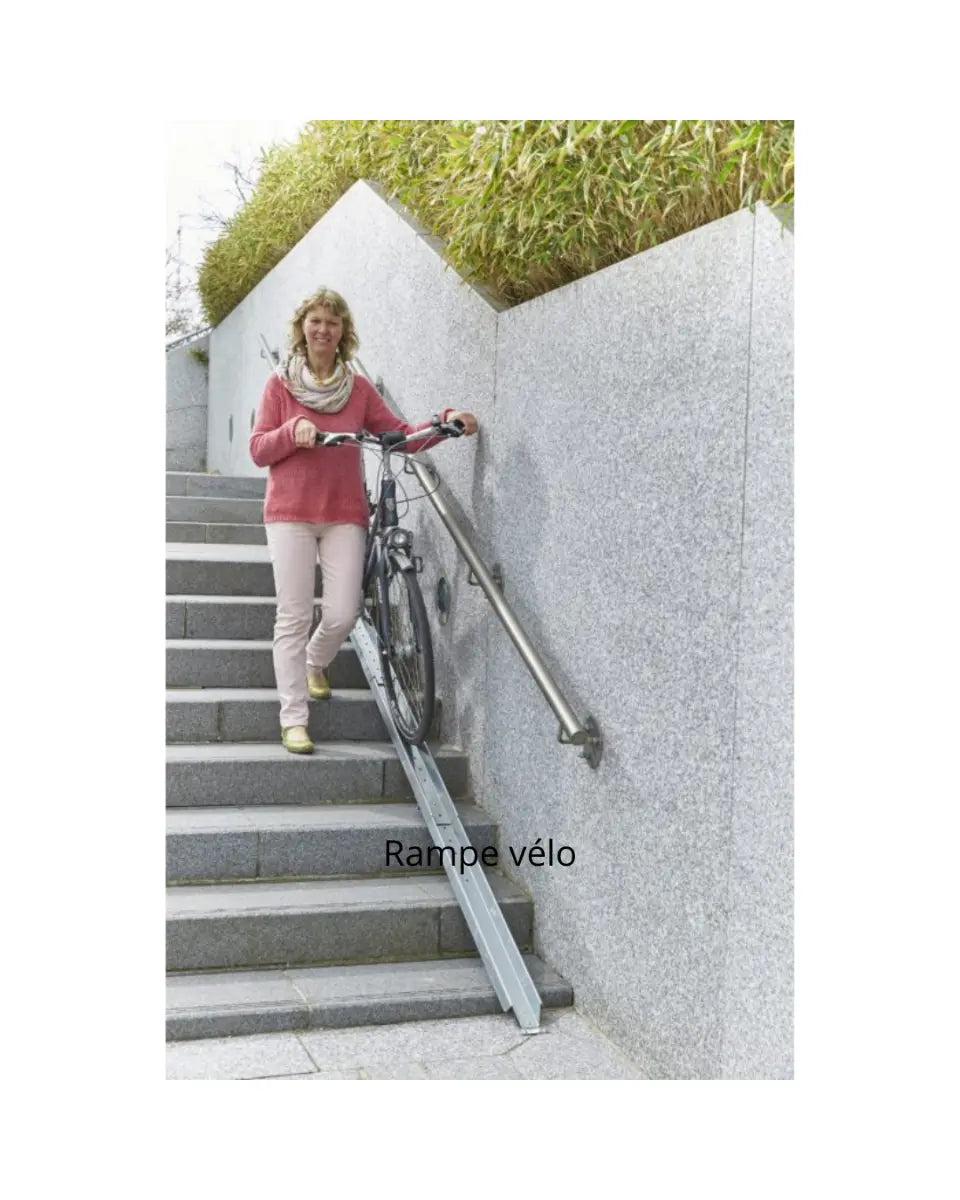 Rampe vélo pour escalier - Produit Initial - France Collectivités