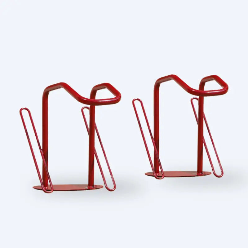 Range 2 et 4 vélos Mottez pour antivol U-porte 2 vélos - France Collectivités