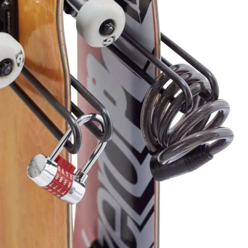 Range 4 skateboards mural Mottez avec antivol - France Collectivités