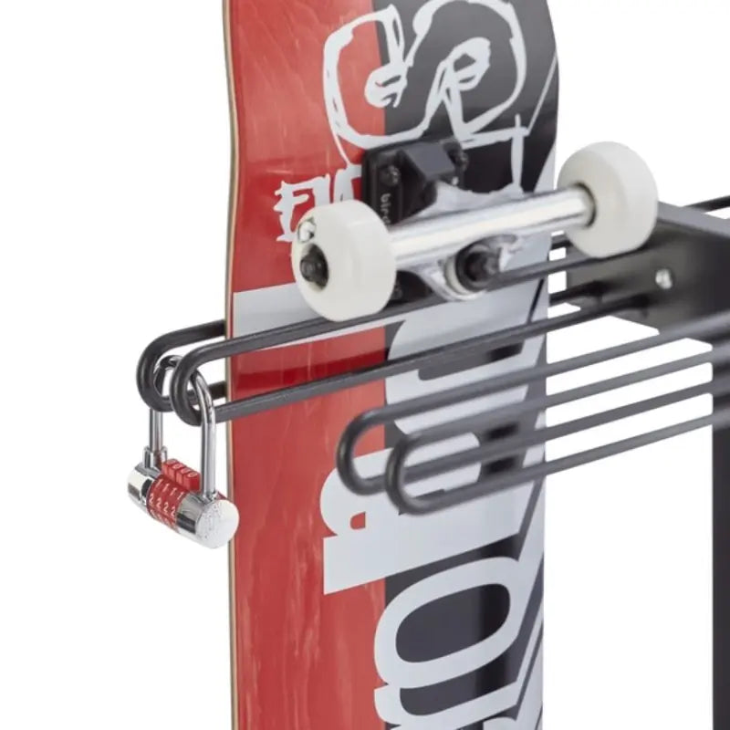 Range 4 skateboards sur pied avec antivol - France Collectivités