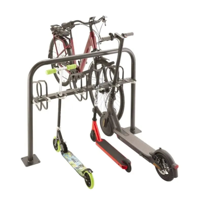 Range 6 trottinettes et 3 vélos Mottez - France Collectivités