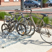 Range vélo hollandais Mottez 8 places face à face en acier galvanisé