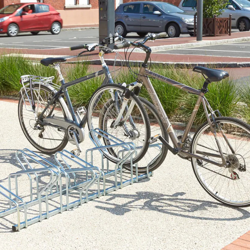 Range vélos 2 niveaux Mottez compact, 41 cm de haut, pour local vélos