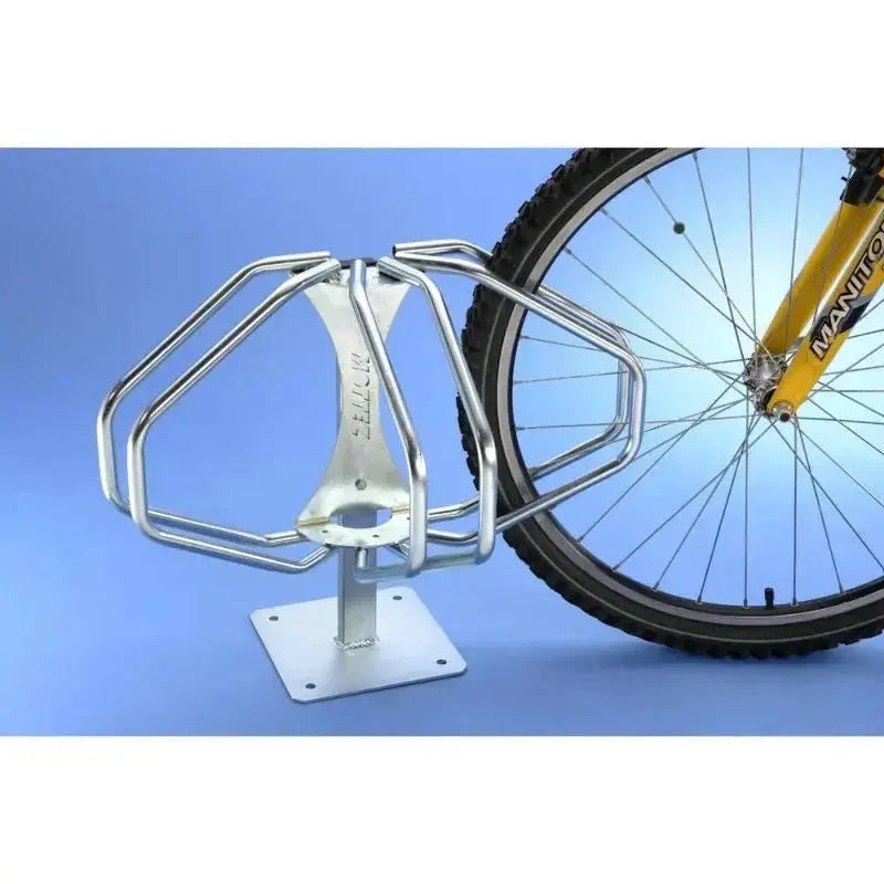 Range vélos Mottez Étoile 3 vélos sur pied ou mural
