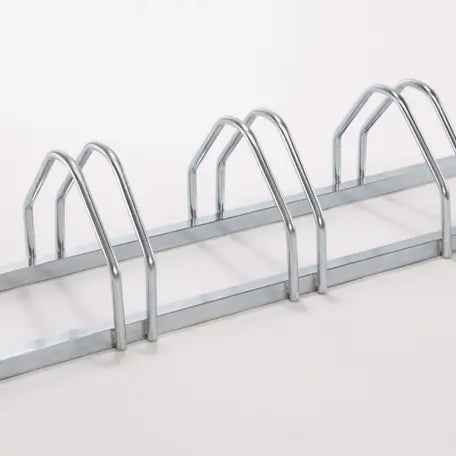 Râtelier 5 vélos Mottez galvanisé à chaud pour stationnement vélo extérieur