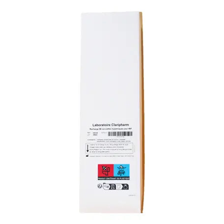 Lot de 4 recharges 40 serviettes 100% coton pour distributeur de protections périodiques france collectivités