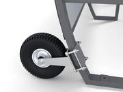 Roue de transport pour abri de touche aluminium 60 × 30 mm, Ø 260 mm (unité)