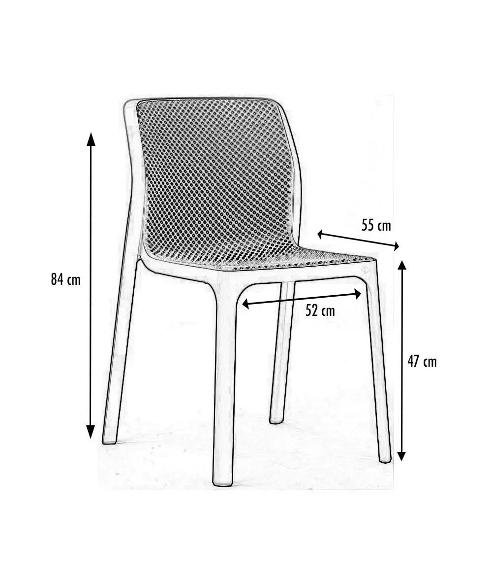 Chaise polypro Bit france collectivités