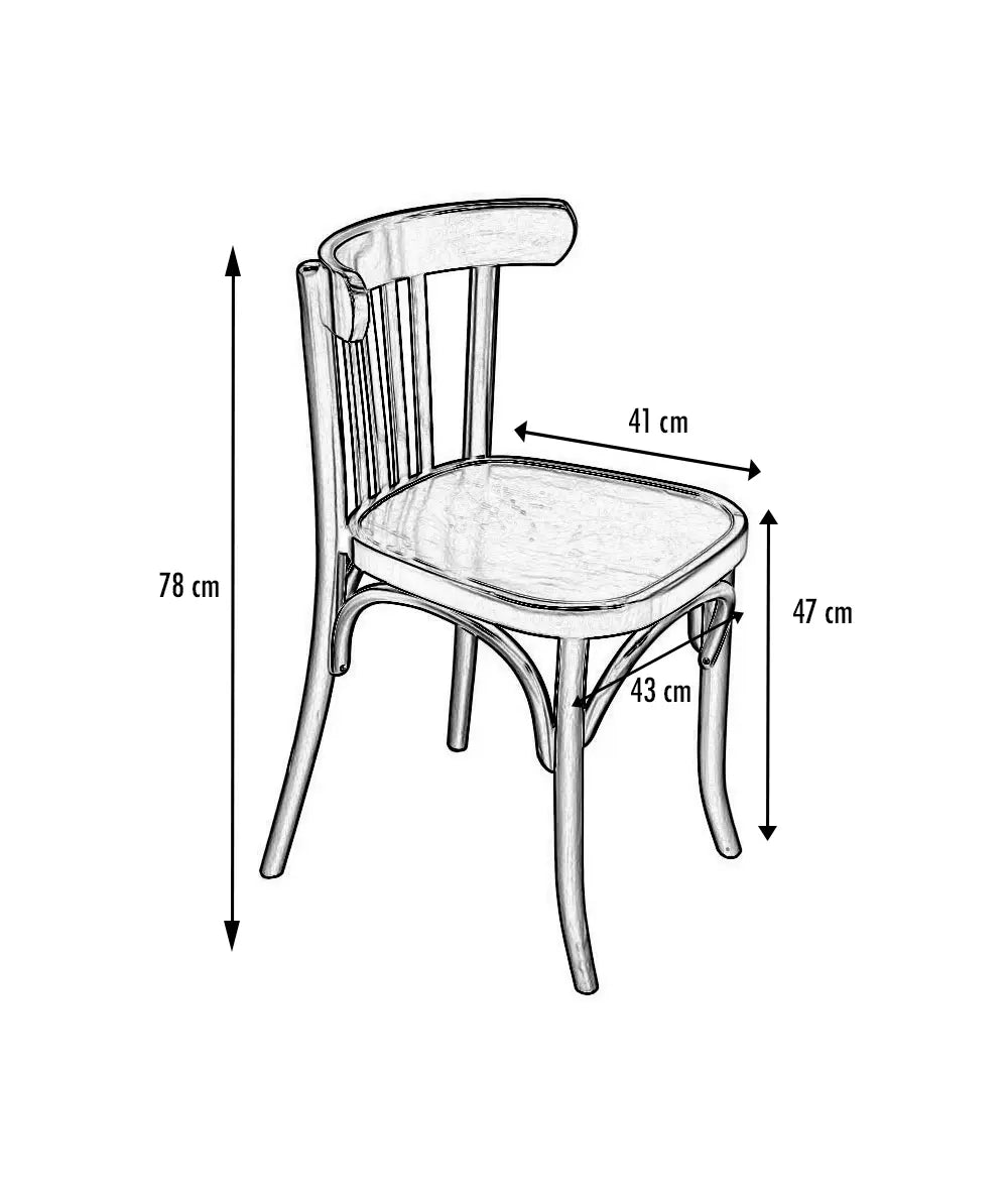 Chaise bois Café france collectivités