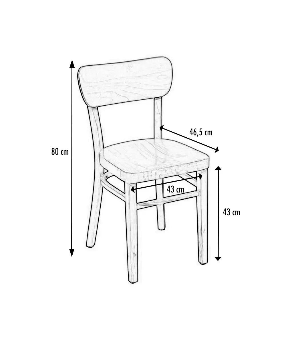Chaise bois Gladys france collectivités