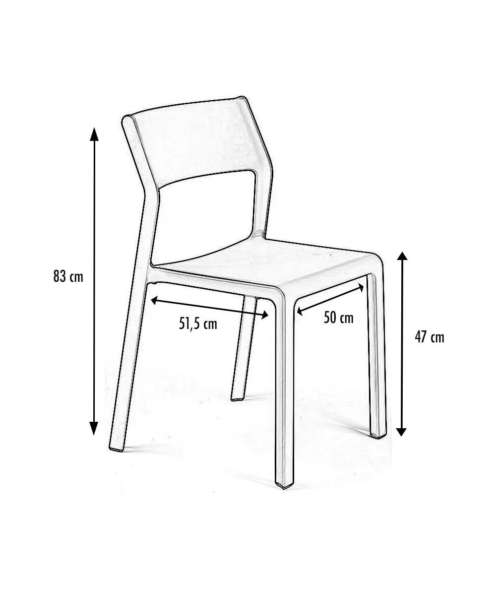 Chaise polypro Trill france collectivités