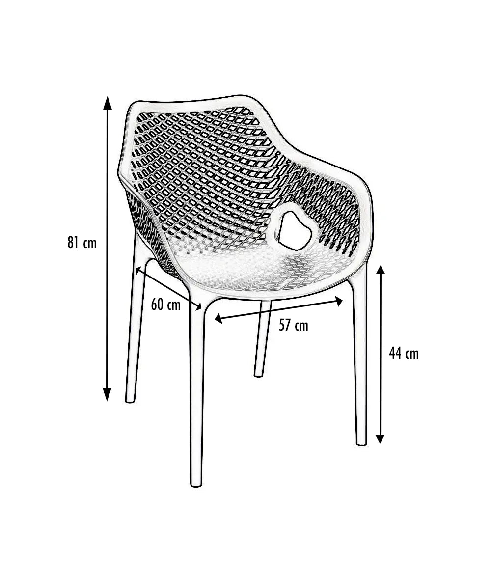 Fauteuil polypro Air france collectivités