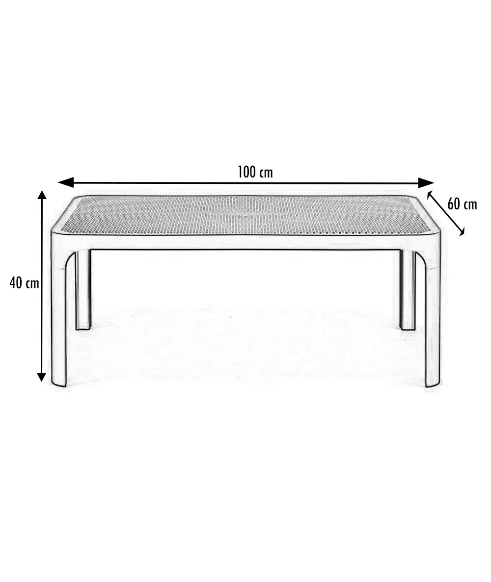 Table basse polypro Net france collectivités