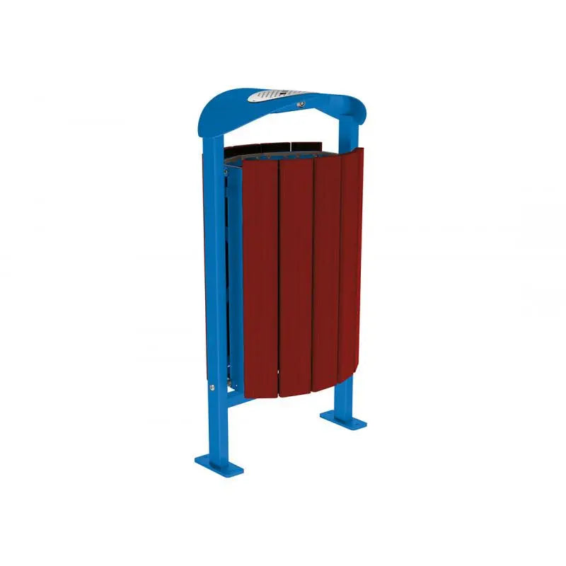Corbeille Silaos acier et bois 50L