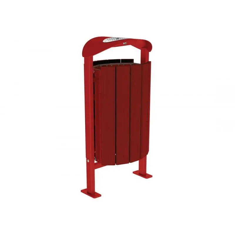 Corbeille Silaos acier et bois 50L