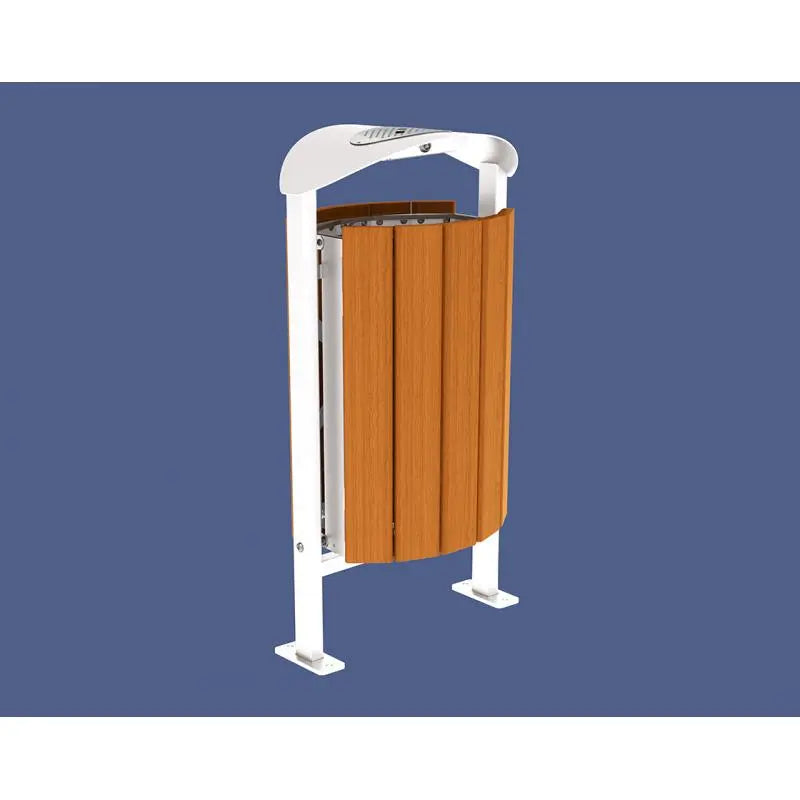 Corbeille Silaos acier et bois 50L