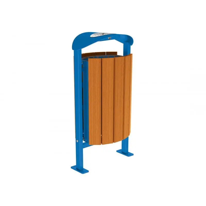 Corbeille Silaos acier et bois 50L