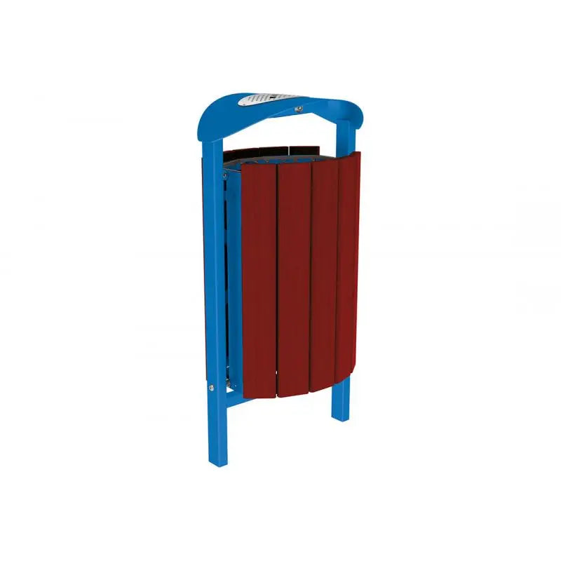 Corbeille Silaos acier et bois 50L