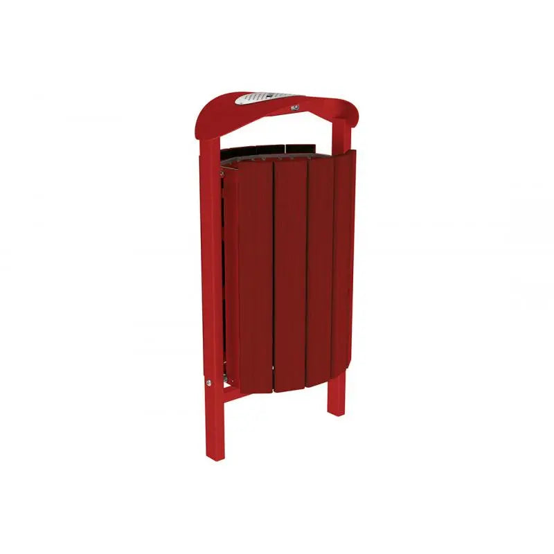Corbeille Silaos acier et bois 50L