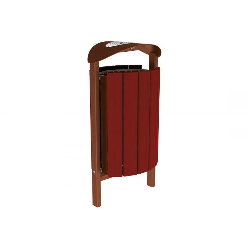 Corbeille Silaos acier et bois 50L