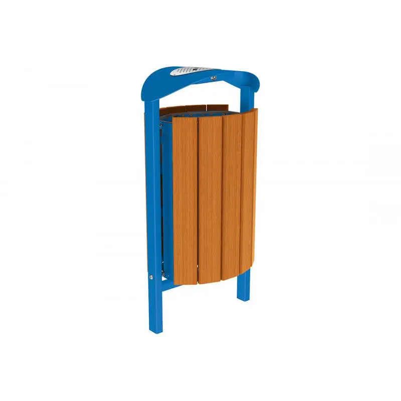 Corbeille Silaos acier et bois 50L