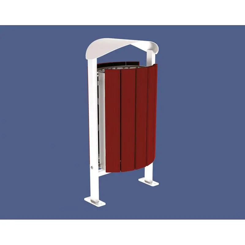 Corbeille Silaos acier et bois 50L